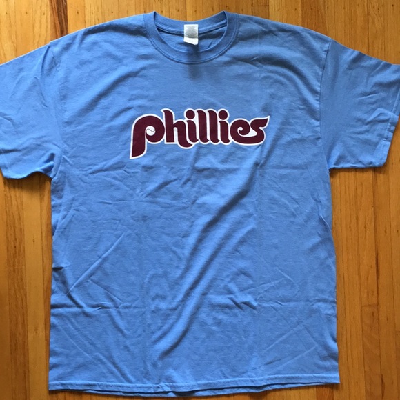 blue phillies shirt